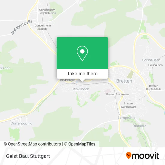 Geist Bau map