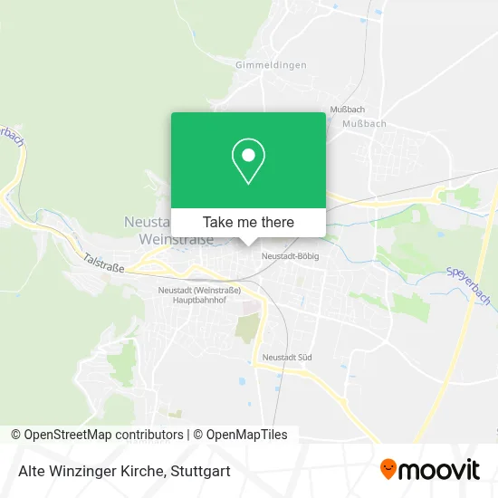 Alte Winzinger Kirche map