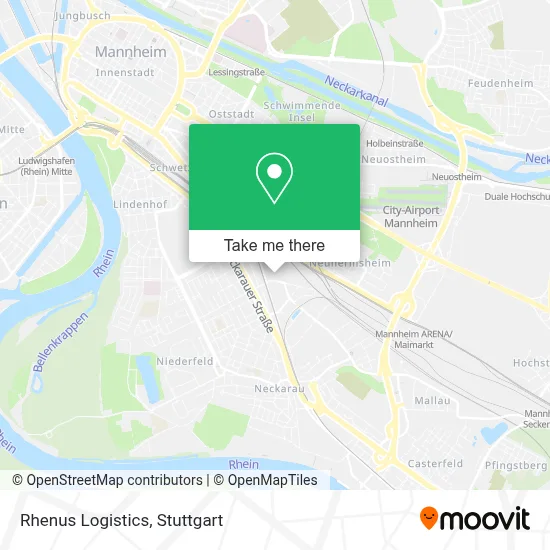 Rhenus Logistics map