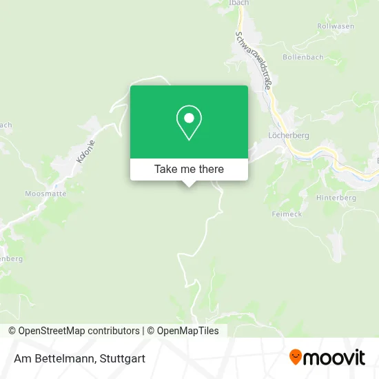 Am Bettelmann map