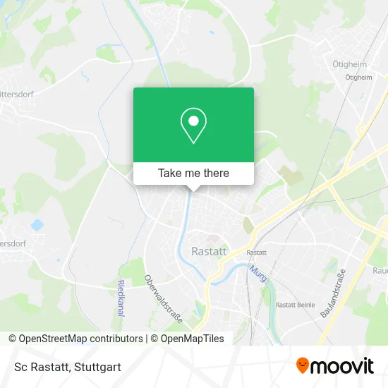 Sc Rastatt map
