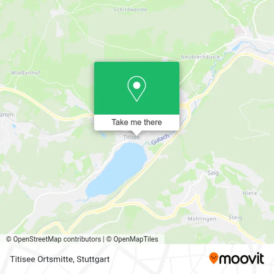 Titisee Ortsmitte map