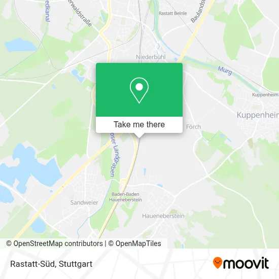 Rastatt-Süd map