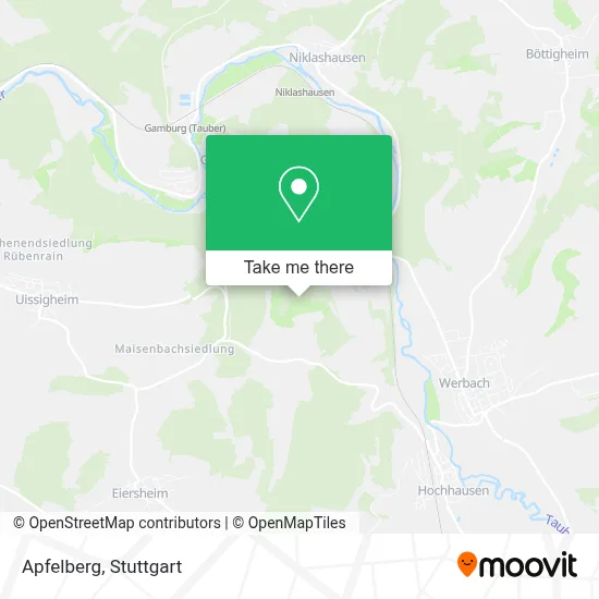 Apfelberg map