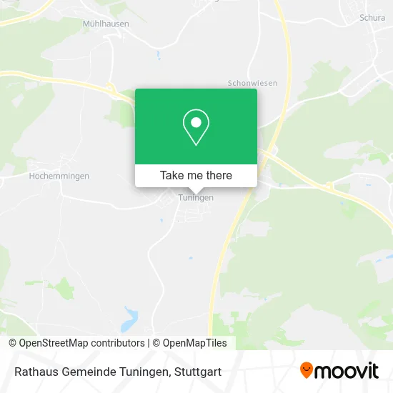 Rathaus Gemeinde Tuningen map