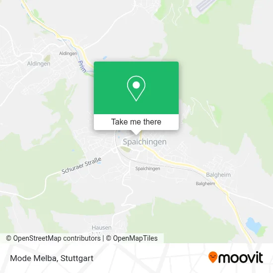 Mode Melba map