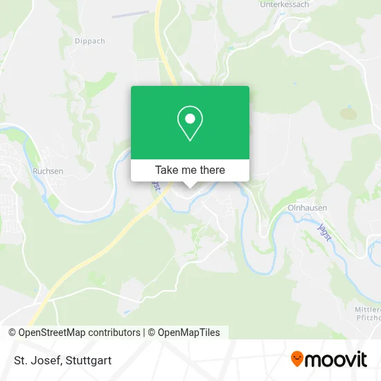St. Josef map