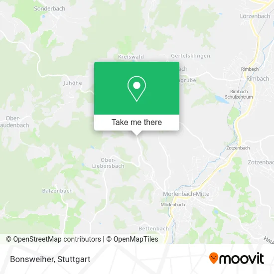 Bonsweiher map