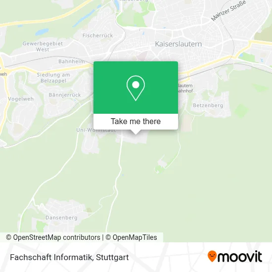 Fachschaft Informatik map