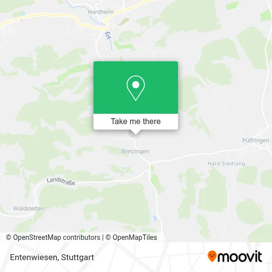 Entenwiesen map