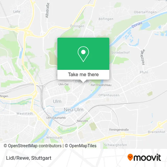 Lidl/Rewe map