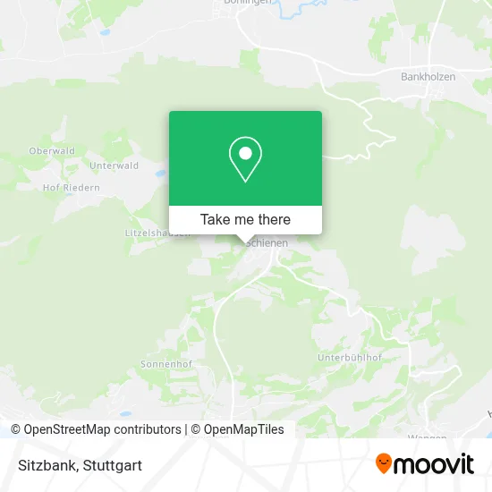 Sitzbank map