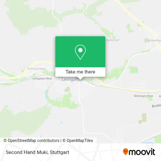 Second Hand Muki map