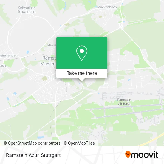 Ramstein Azur map