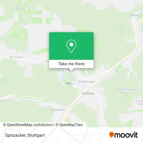 Spitzacker map