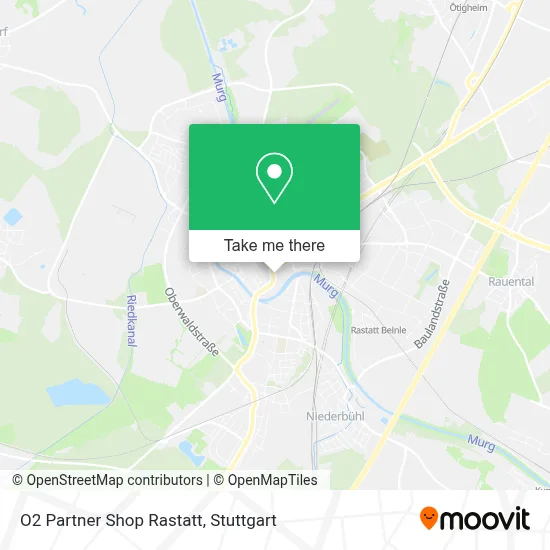 O2 Partner Shop Rastatt map