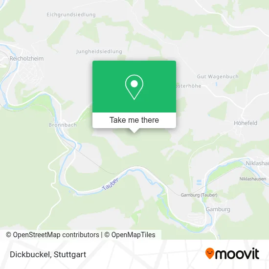Dickbuckel map