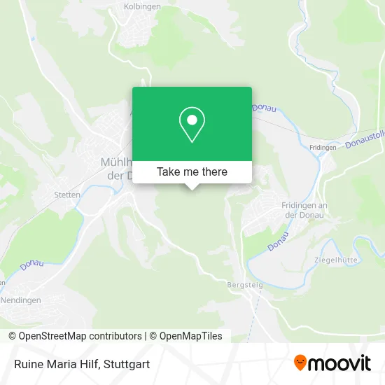 Ruine Maria Hilf map