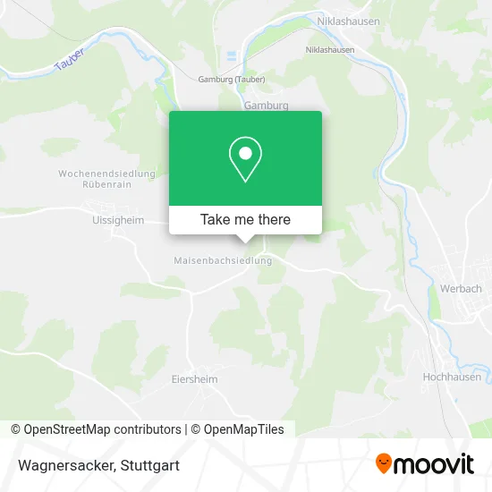 Wagnersacker map
