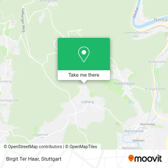 Birgit Ter Haar map