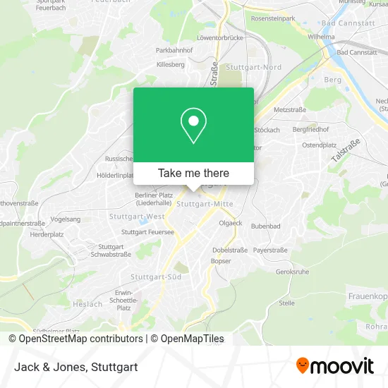 Jack & Jones map
