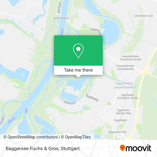 Baggersee Fuchs & Gros map