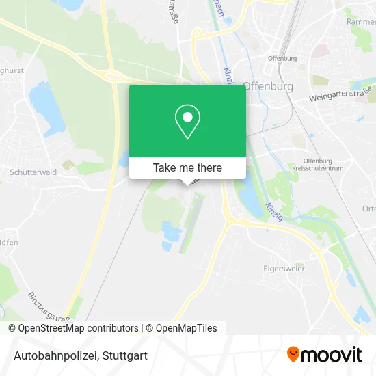 Autobahnpolizei map