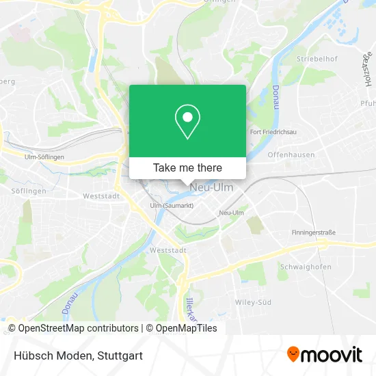 Hübsch Moden map