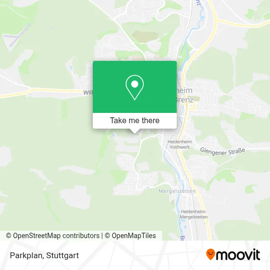 Parkplan map