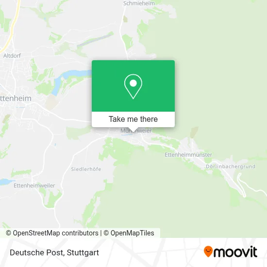 Deutsche Post map