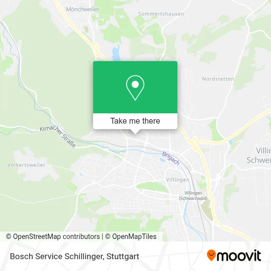 Bosch Service Schillinger map