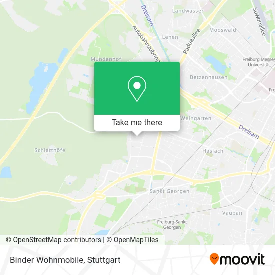 Binder Wohnmobile map