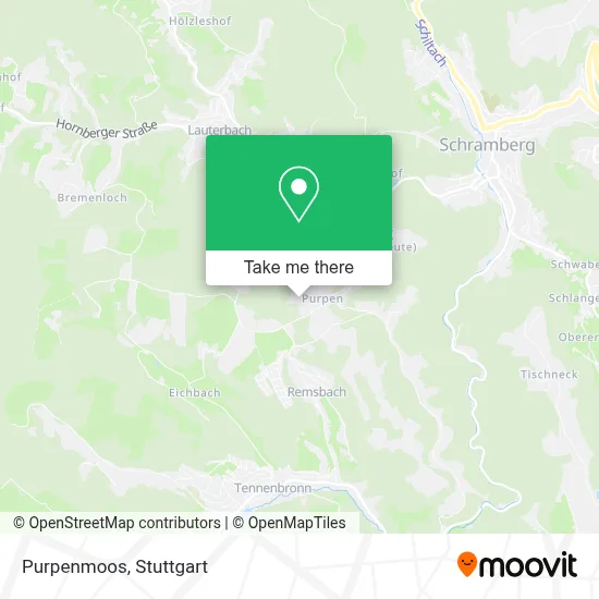 Purpenmoos map