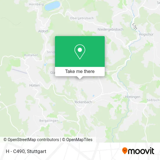 H - C490 map