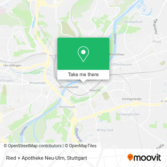Ried + Apotheke Neu-Ulm map