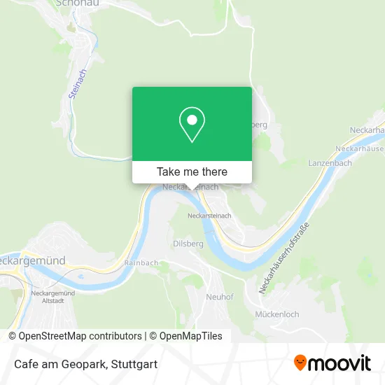 Cafe am Geopark map