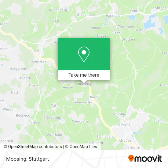 Moosing map
