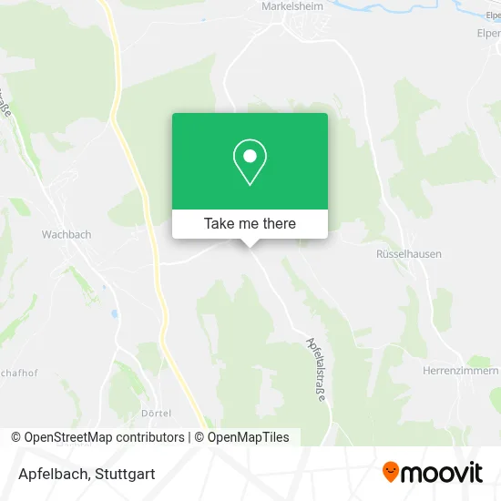 Apfelbach map