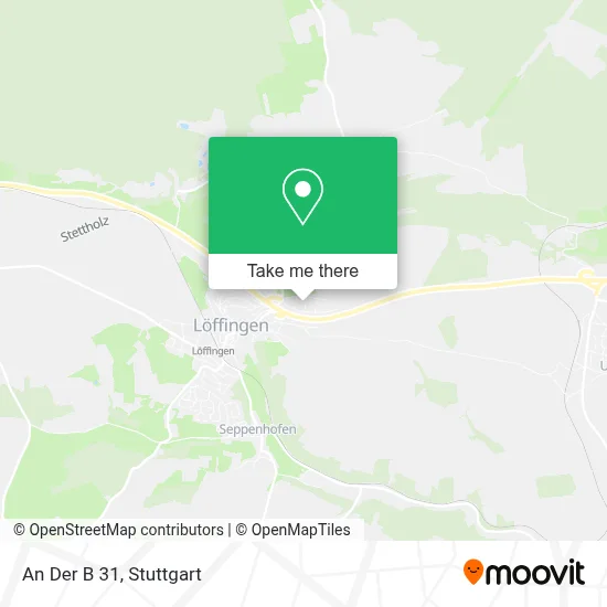 An Der B 31 map