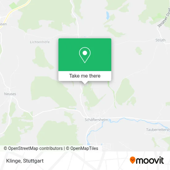 Klinge map