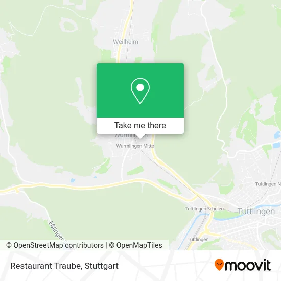 Restaurant Traube map