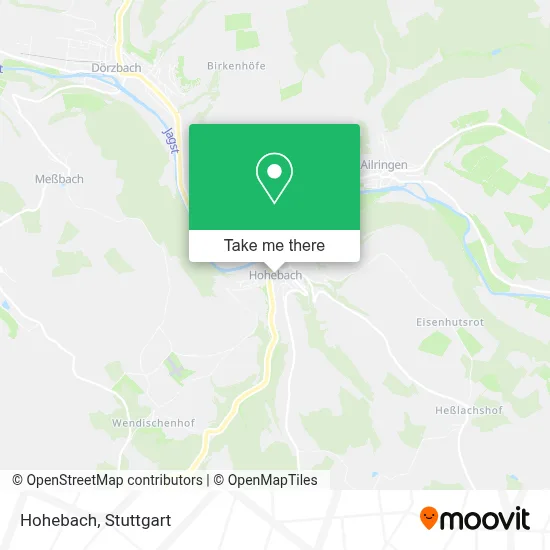 Hohebach map