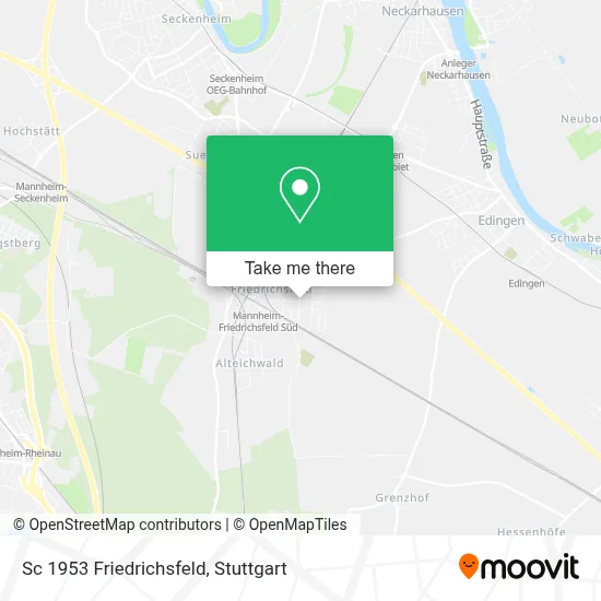 Sc 1953 Friedrichsfeld map
