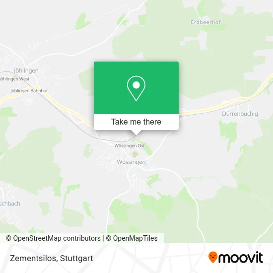 Zementsilos map
