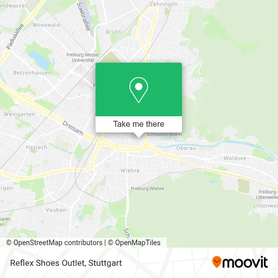Reflex Shoes Outlet map