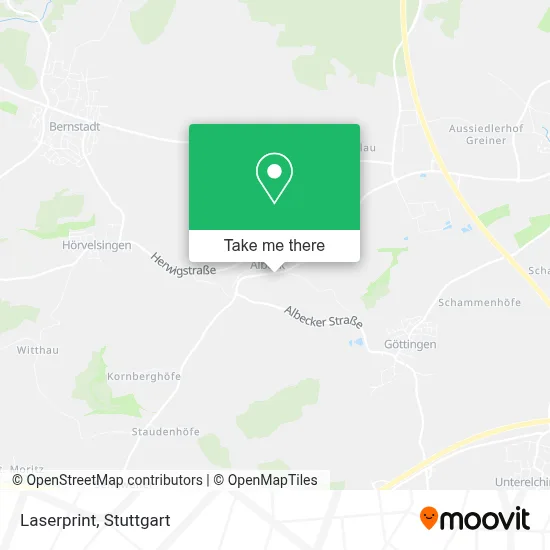 Laserprint map