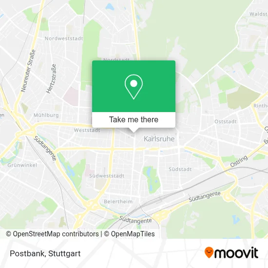 Postbank map