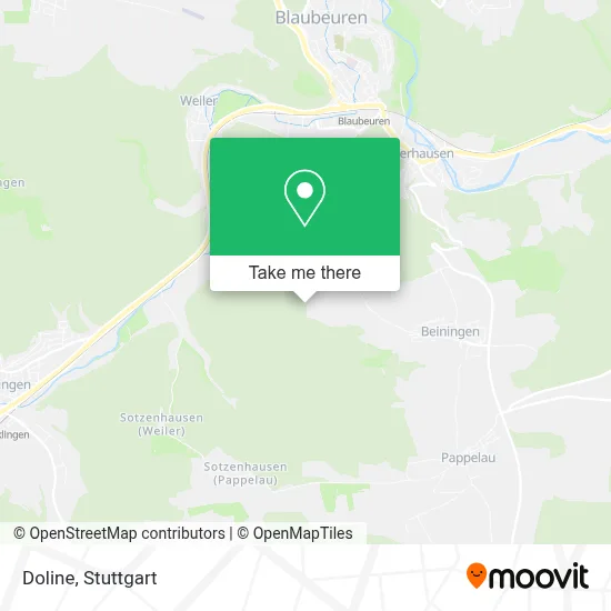 Doline map