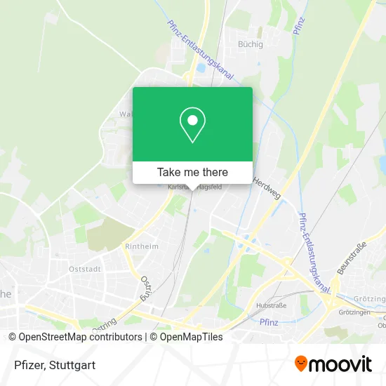Pfizer map