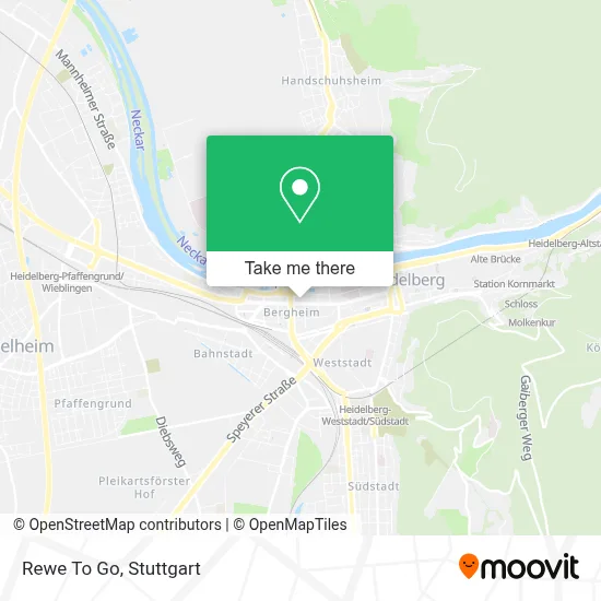 Rewe To Go map